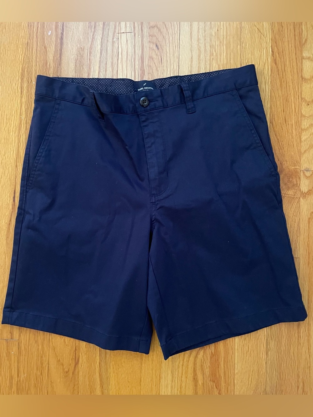Daniel Hechter Navy Flat-Front Men’s Shorts
